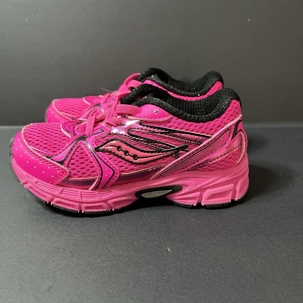 Saucony Ride Millennium Hot Pink Y2K Slip On Runner Kids Toddler Size 9